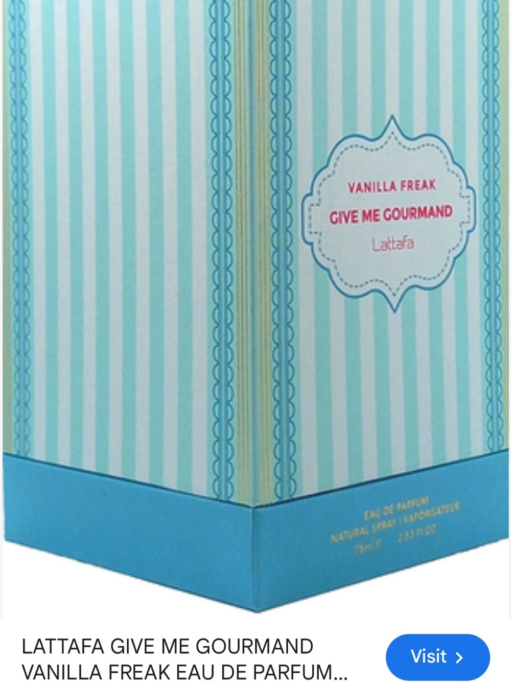 Give Me Gourmand Vanilla Freak Eau de Parfum - Light Blue